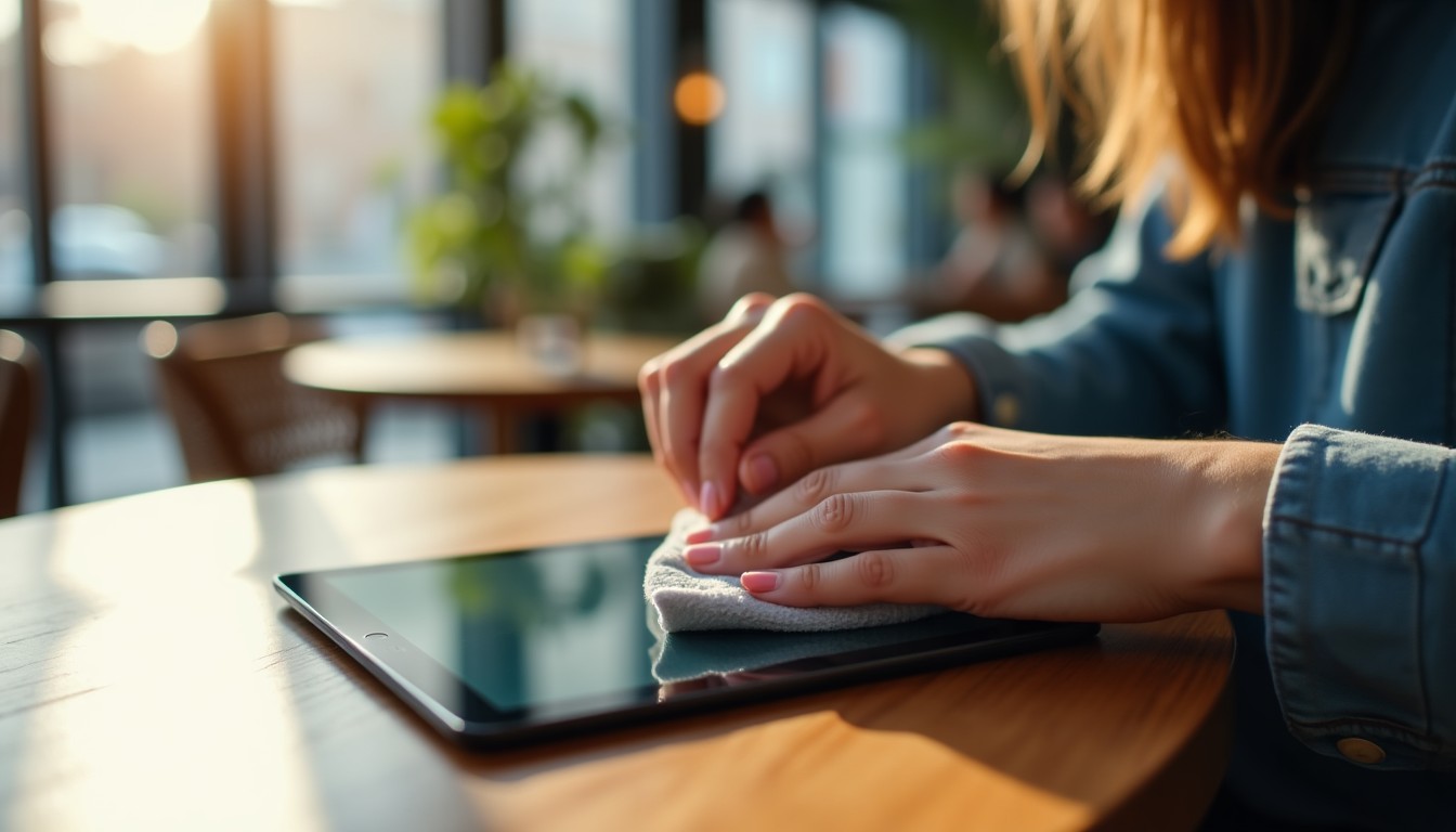 Comment nettoyer une tablette tactile en voyage sans l'abîmer